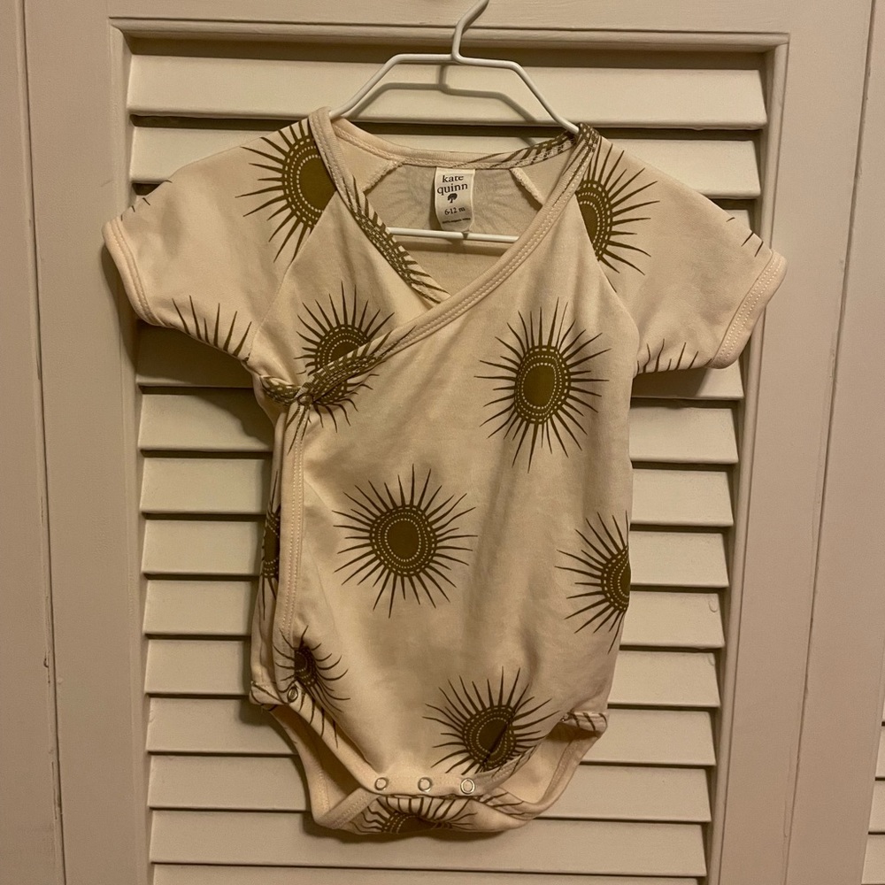 Kate Quinn Fennel Sun Wrap Bodysuit 6-12M